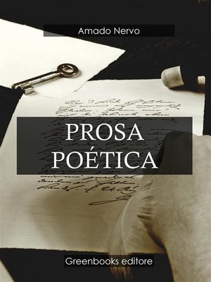 cover image of Prosa poética
